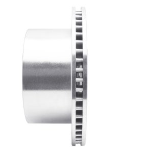 Dodge Ram 3500 Brake Rotor (1) - Rear Left - R1 Concepts - Drilled & Slotted - Silver - `00-`02